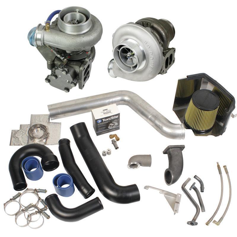 1994-1998 Cummins 5.9L Super B Twin Turbo Kit W/ FMW Billet Wheel (1045310) - BD Diesel