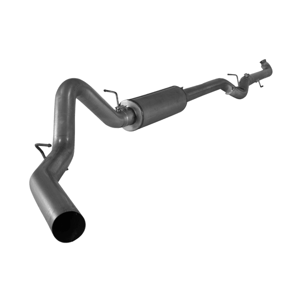 2001-2004.5 Duramax LB7 4" Downpipe Back Exhaust w/ Muffler (431107) - Mel's Manufacturing