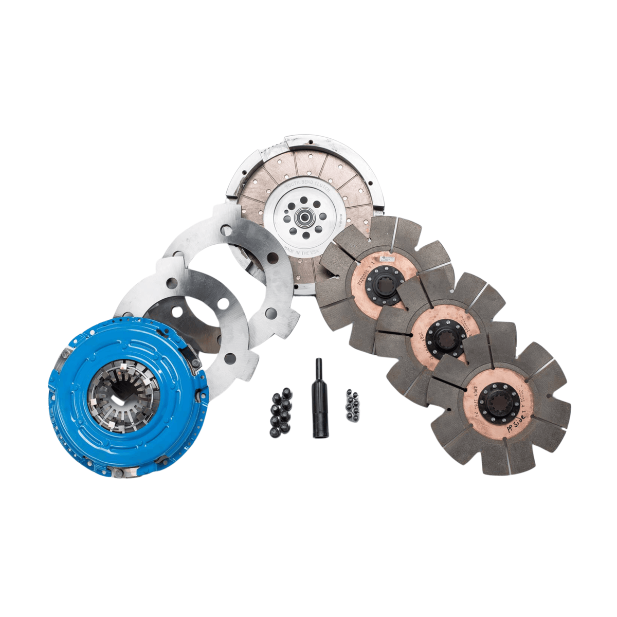 2001-2005 Duramax LB7/LLY Competition Triple Disc Clutch Kit (DDDCMAX-Y) - South Bend Clutch