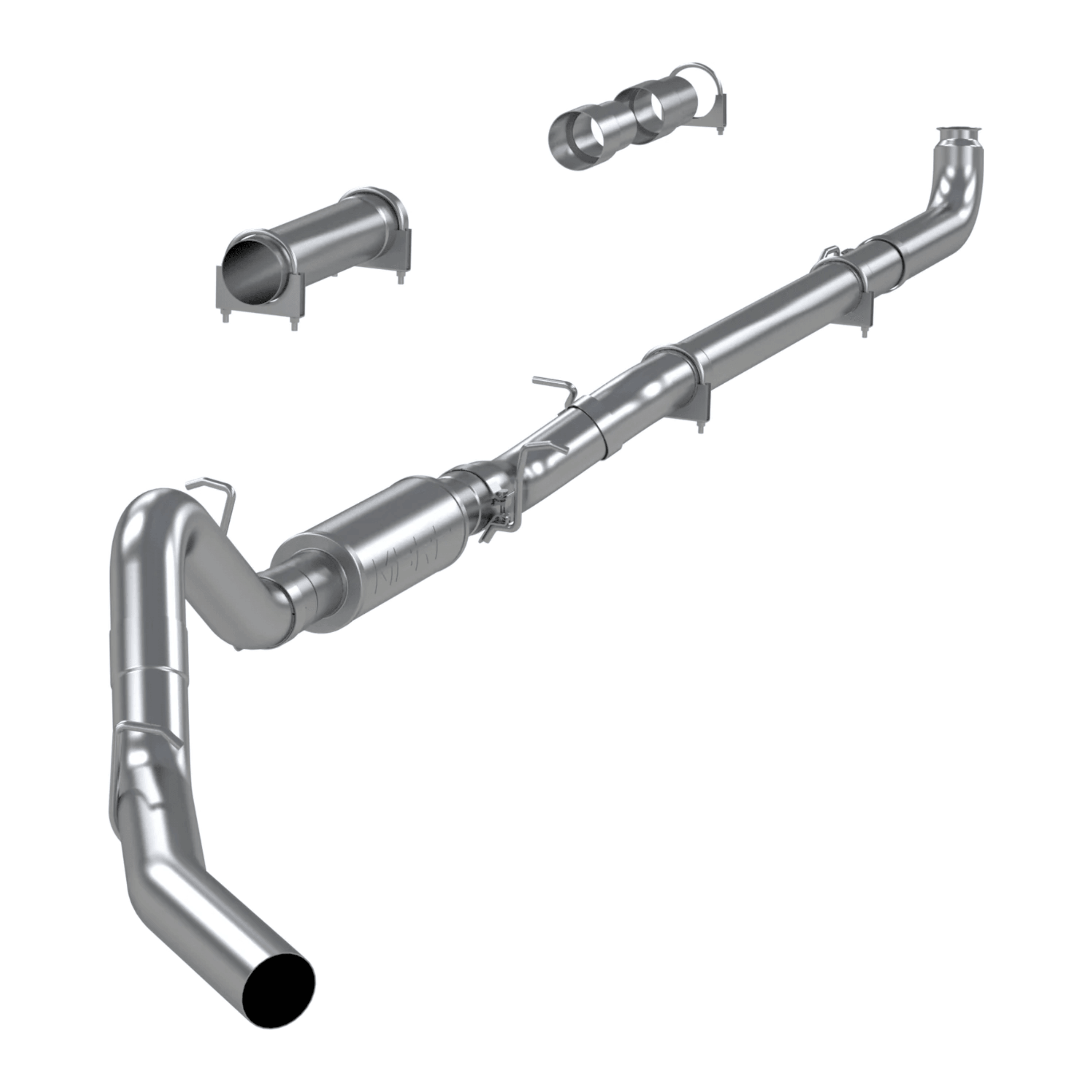 2001-2007 Duramax LB7/LLY/LBZ Aluminized 4" Cat- Back Exhaust (S6004P) - MBRP