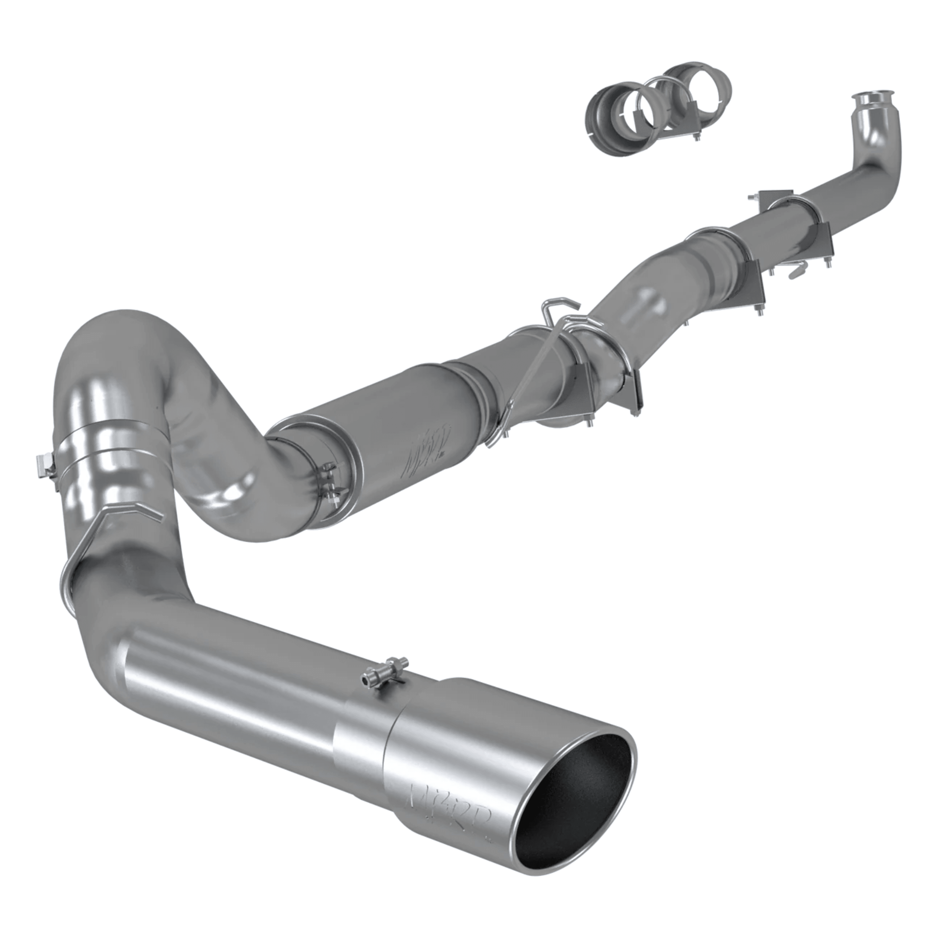 2001-2007 Duramax LB7/LLY/LBZ Aluminized 5" Cat-Back Exhaust (S60200AL) - MBRP