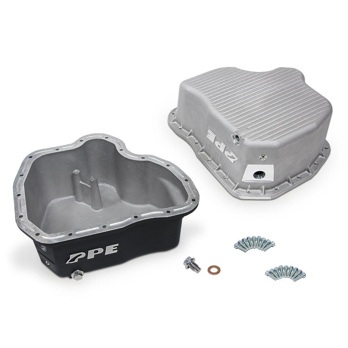 2001-2010 Duramax High Capacity Cast Aluminum Oil Pan (114052020) - Pacific Performance Engineering