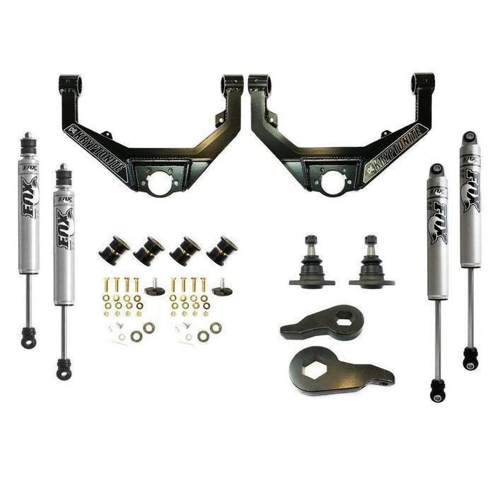 2001-2010 Duramax Kryptonite Stage 3 Leveling Kit w/ Fox Shocks (KR10STAGE3FOX) - Kryptonite