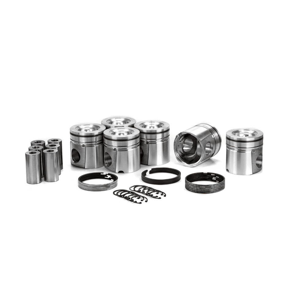 2003-2004 Cummins 5.9L 24V ISB Dualoy Piston & Ring Kit (7196DKT) - Dualoy Pistons