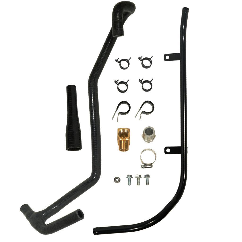 2003-2005 Cummins 5.9L Coolant Tube Relocation Kit for Howler Turbo (1047137) - BD Diesel