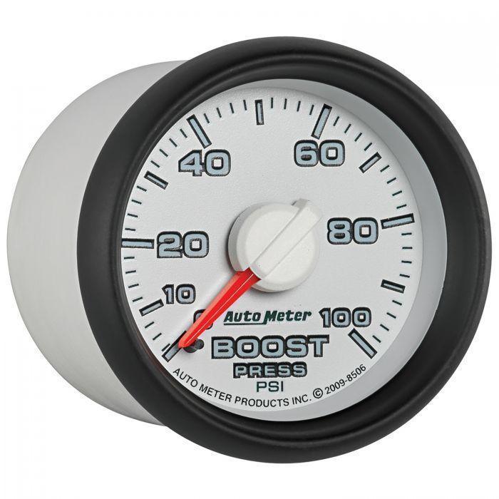 2003-2009 Cummins 5.9L/6.7L 2 1/16" Mechanical Boost Gauge 0-100 PSI (8506) - AutoMeter