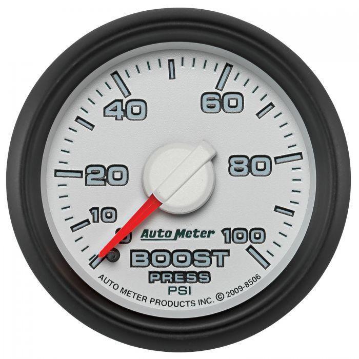 2003-2009 Cummins 5.9L/6.7L 2 1/16" Mechanical Boost Gauge 0-100 PSI (8506) - AutoMeter