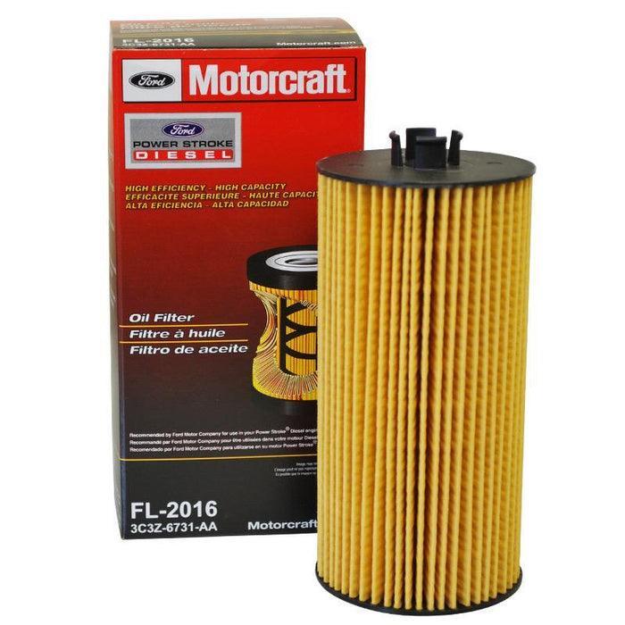 2003-2010 Powerstroke 6.0L/6.4L Motorcraft Oil Filter (FL2016) - Motorcraft