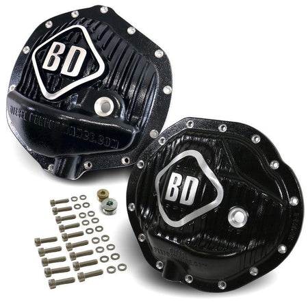 2003-2013 Cummins 5.9L/6.7L Differential Cover Combo Pack Front AA14-9.25 / Rear AA14-11.25 (1061827) - BD Diesel