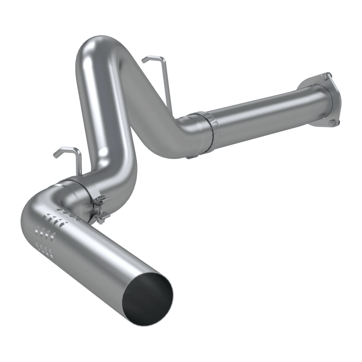 2007-2010 Duramax LMM Performance Aluminized 4" DPF Back Exhaust (S6026P) - MBRP