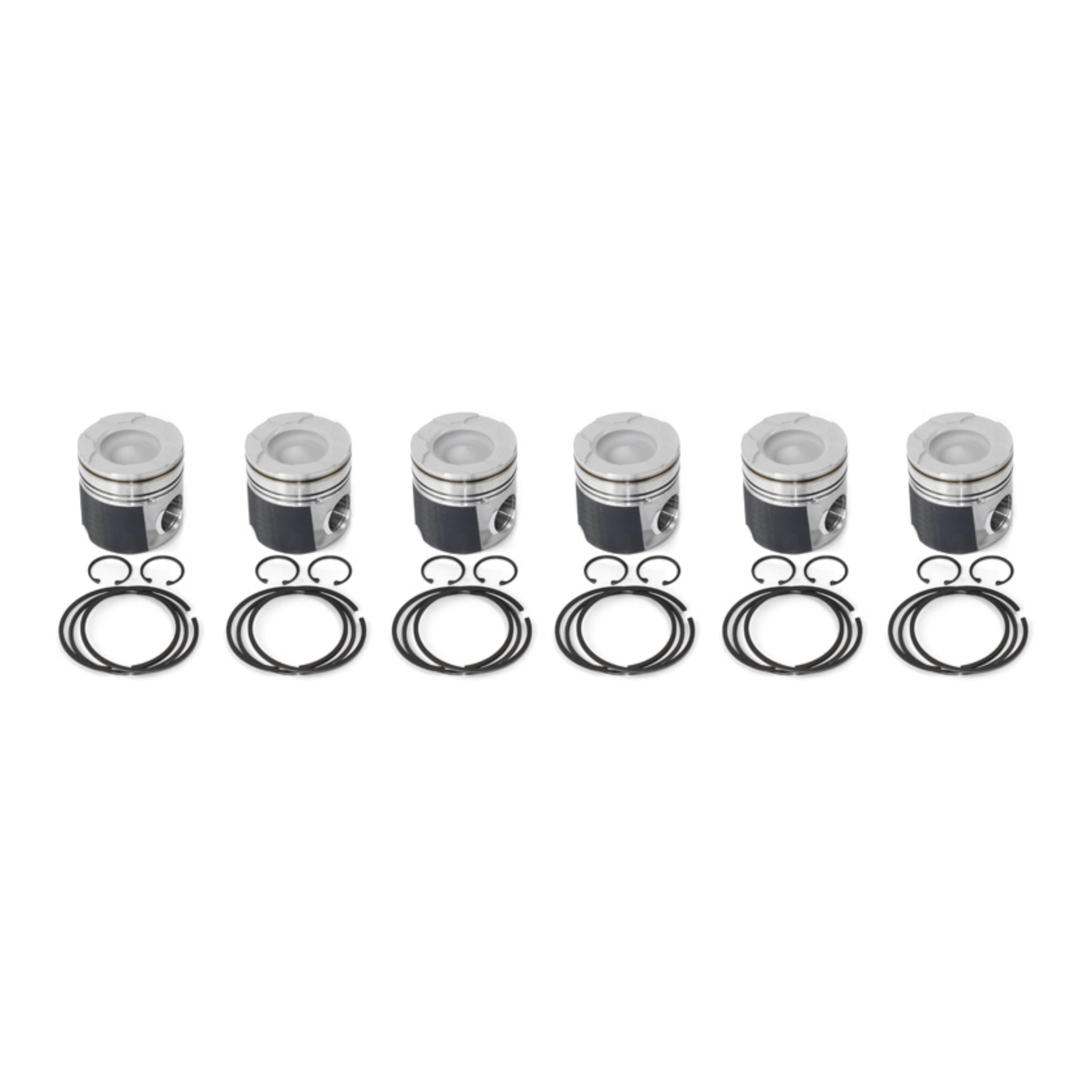 2007.5-2018 Cummins 6.7L Industrial Injection Drop-In Piston Kit (PDM-3732FCC.020) - Industrial Injection