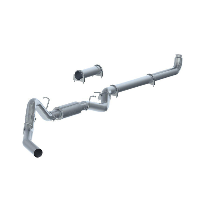 2007.5-2010 Duramax LMM P1 4" Down Pipe Back Exhaust w/ Muffler (C6004P)