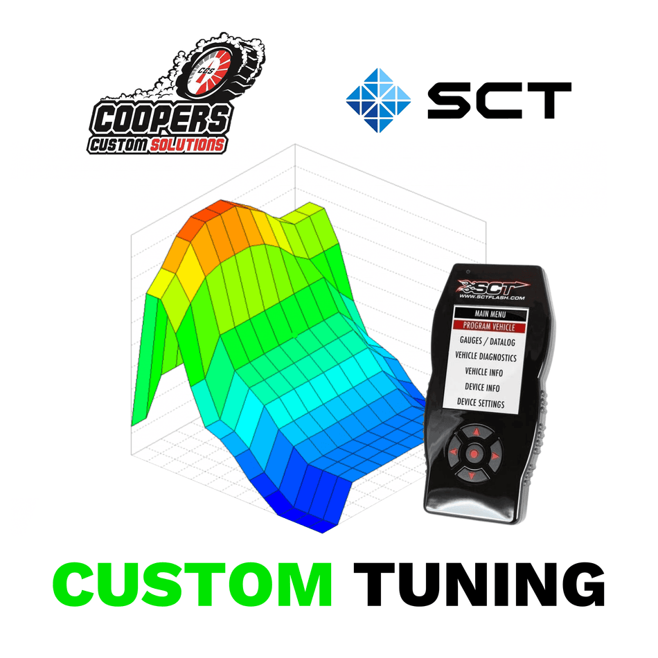 2008-2010 Ford Powerstroke 6.4L SCT Custom Tuning - SCT X4 Only - Coopers Custom Solutions