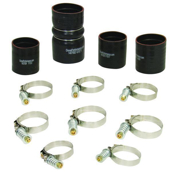 2008-2010 Powerstroke 6.4L BD Diesel Heavy Duty Intake Hose & Clamp Kit (1047037) - BD Diesel