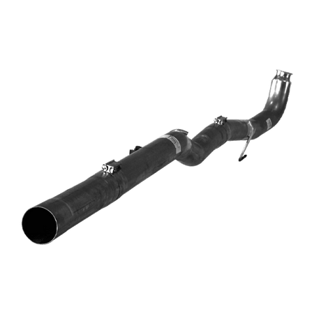 2011-2015 Duramax LML 4"Cat & DPF Race Pipe No Muffler (431015) - Mel's Manufacturing