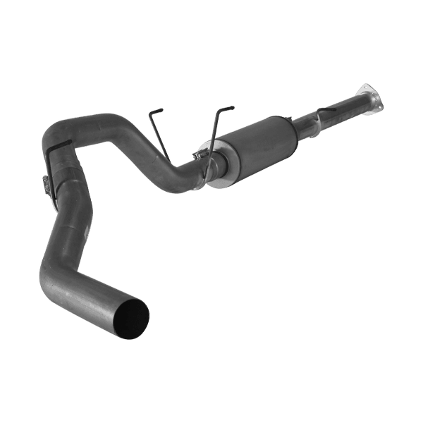 2013-2018 Cummins 6.7L 4" Downpipe Back Single W/Muffler (FLO-1874) - Mel's Manufacturing