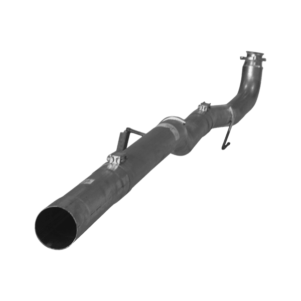 2015.5-2016 Duramax LML 4" Cat & DPF Race Pipe No Muffler (431020) - Mel's Manufacturing