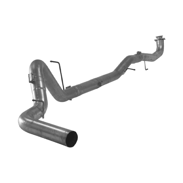 2017-2019 Duramax L5P 4" Downpipe Back Exhaust No Muffler (431022) - Mel's Manufacturing