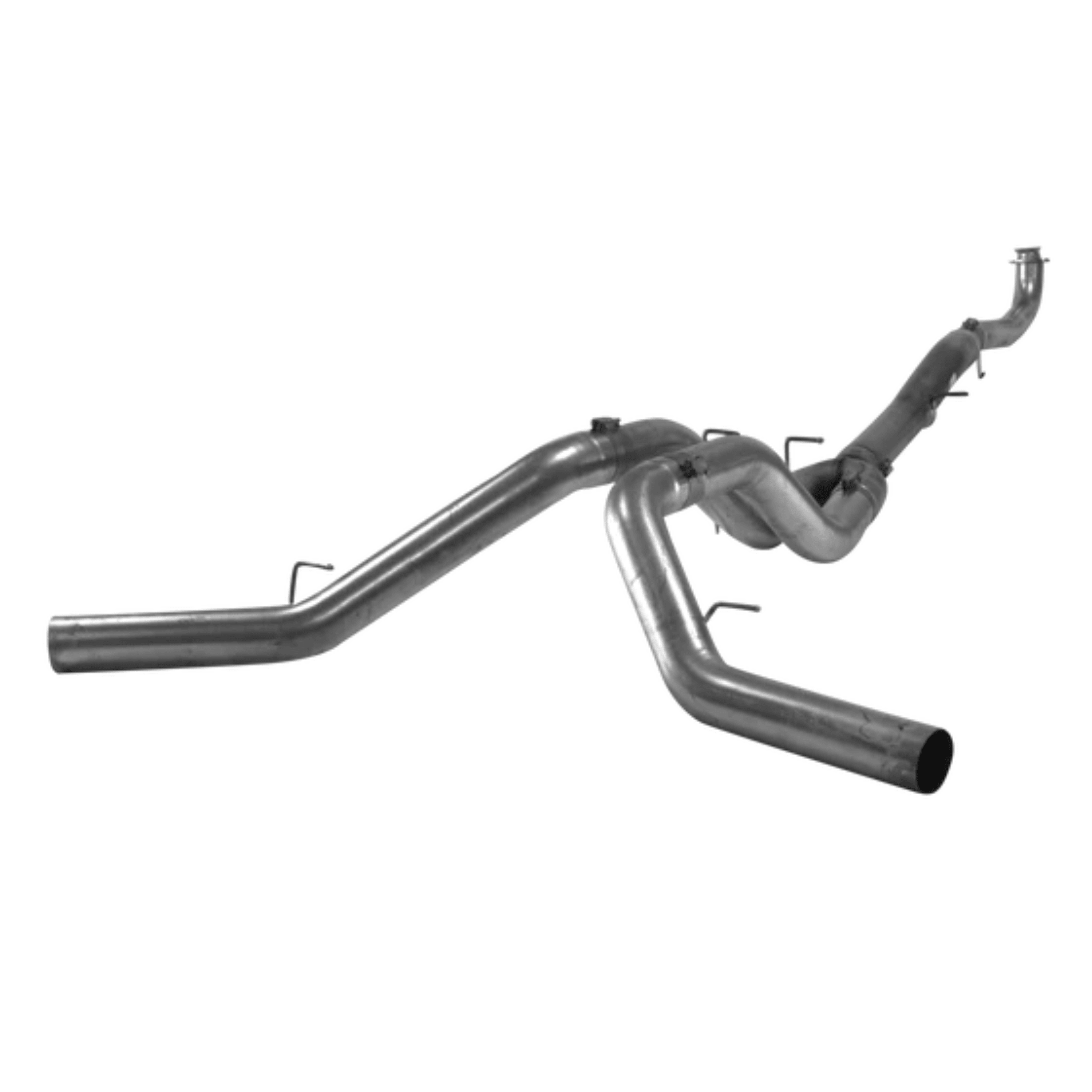 2017-2019 Duramax L5P 5" Downpipe Back Dual Exhaust No Muffler (531015) - Mel's Manufacturing