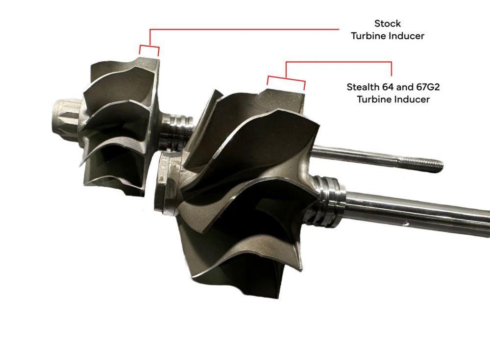 2017-2023 Duramax L5P Calibrated Power Stealth Mach 1 (64) Turbocharger (DM1JK1070203000) - Calibrated Power