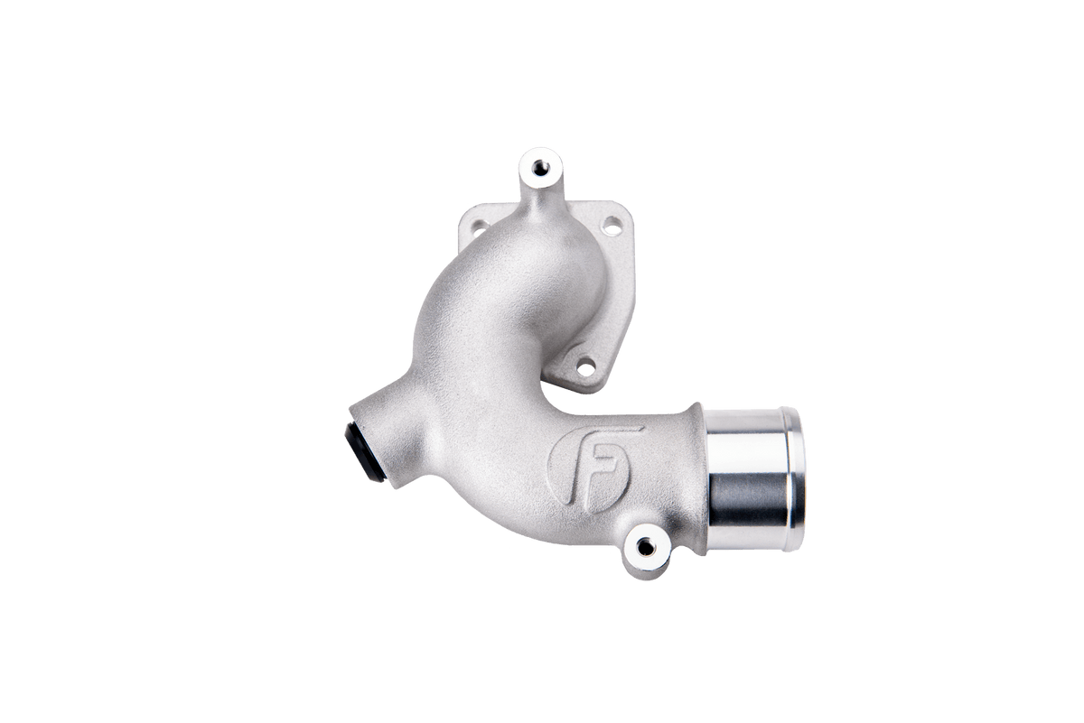 2019-2022 Cummins 6.7L Replacement Thermostat Housing with Auxiliary Port (FPE-CUMM-TH-19) - Fleece Performance