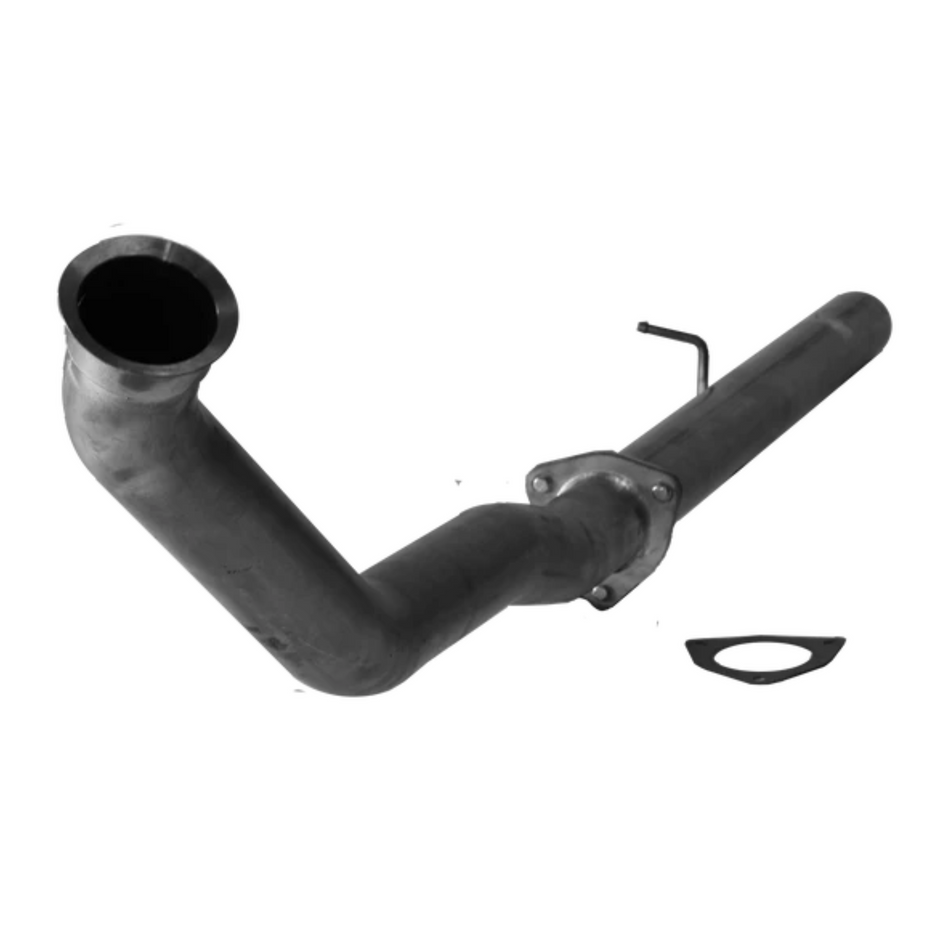 2007.5-2012 Cummins 6.7L 4" C & DPF Race Pipe w/ Flange (411021)