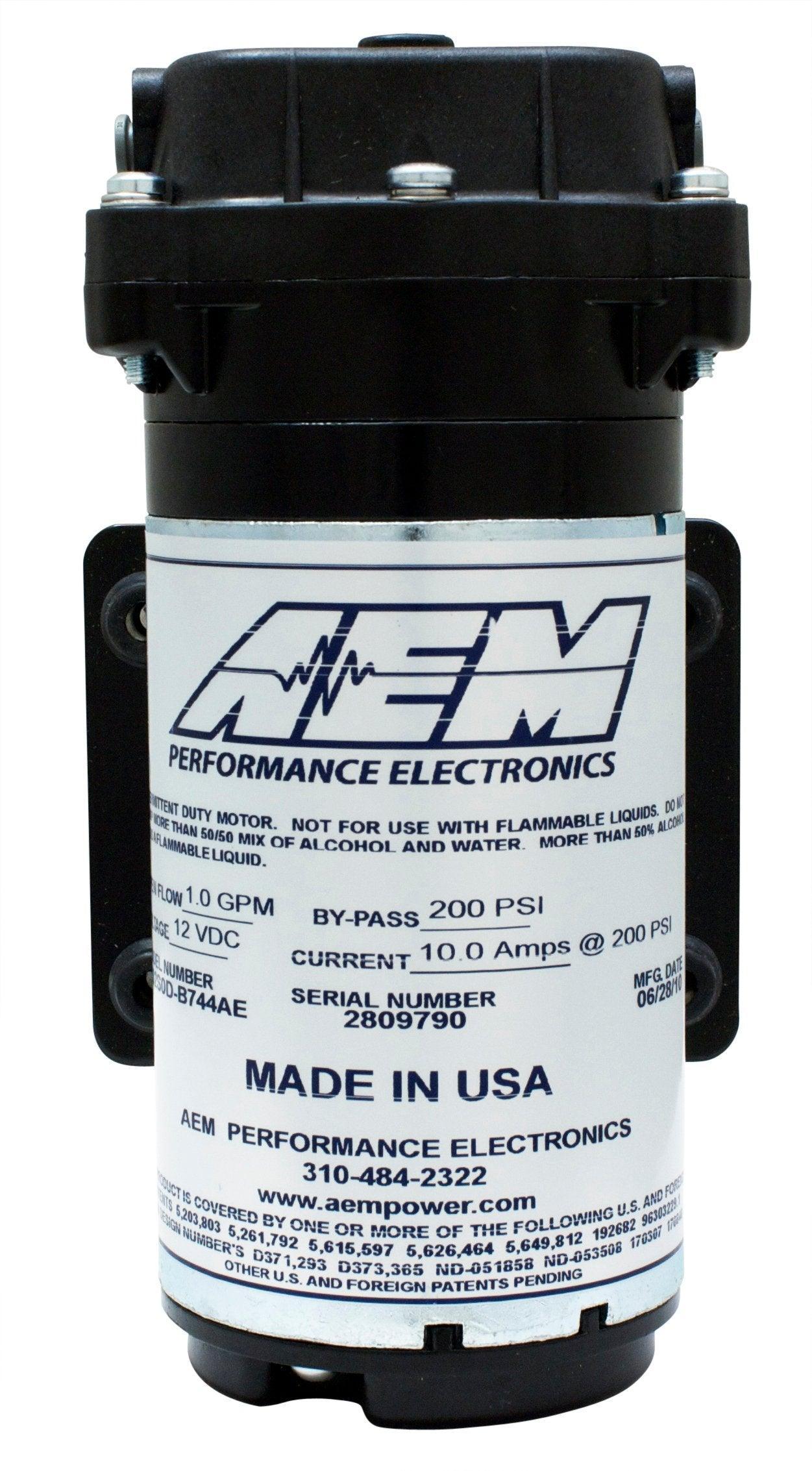 AEM Electronics Water/Methanol 1/4" Recirculation Pump (30-3015) - AEM Electronics