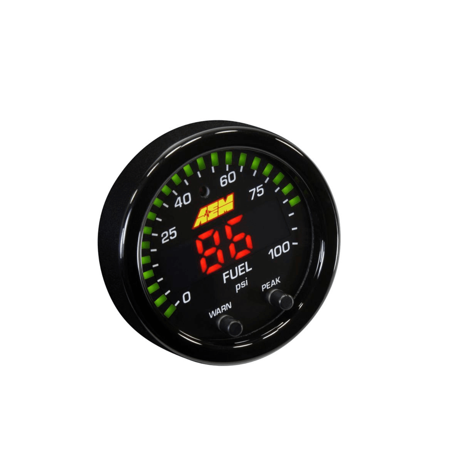 AEM X-Series Oil/Fuel Pressure Gauge (30-0301/30-0307) - AEM Electronics