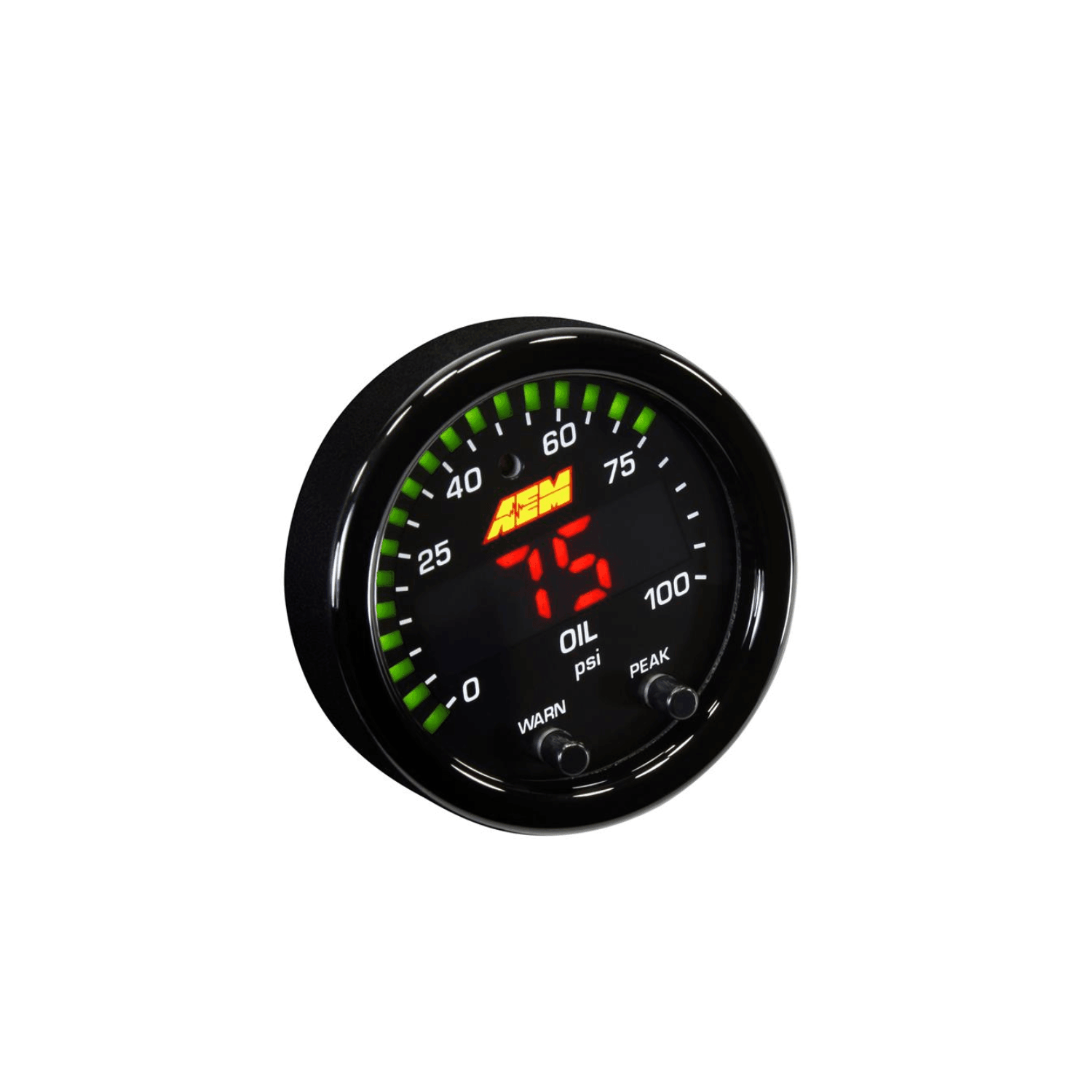 AEM X-Series Oil/Fuel Pressure Gauge (30-0301/30-0307) - AEM Electronics