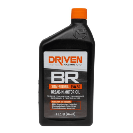 Driven Racing Oil BR 15W-50 Conventional Break-In Oil (00106) - Driven Racing Oil