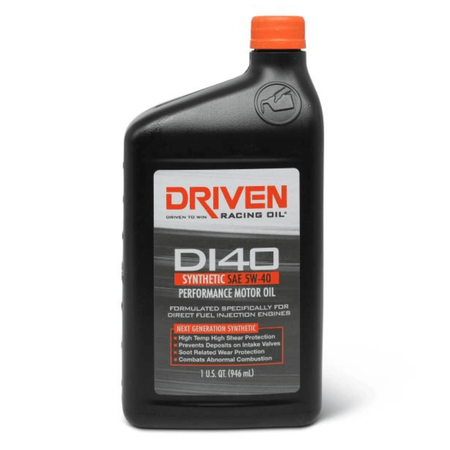 Driven Racing Oil DI40 5W-40 Synthetic Direct Injection Performance Motor Oil (18406) - Driven Racing Oil