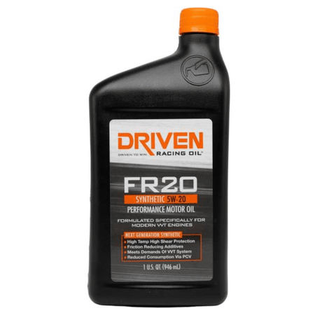 Driven Racing Oil FR20 5W-20 Synthetic Street Performance Oil (03006) - Driven Racing Oil