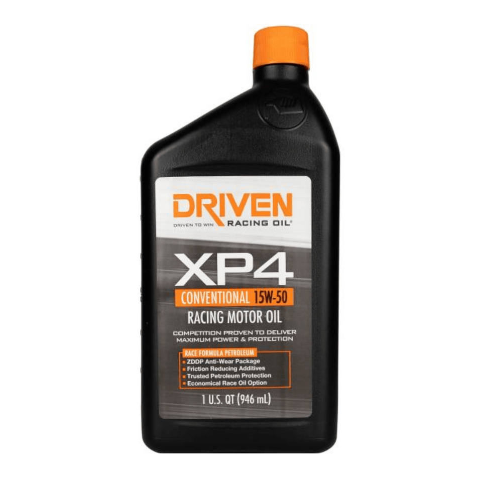 Driven Racing Oil XP4 15W-50 Conventional Racing Oil (00506) - Driven Racing Oil