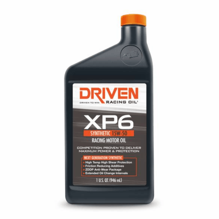 Driven Racing Oil XP6 15W-50 Synthetic Racing Oil (01006) - Driven Racing Oil