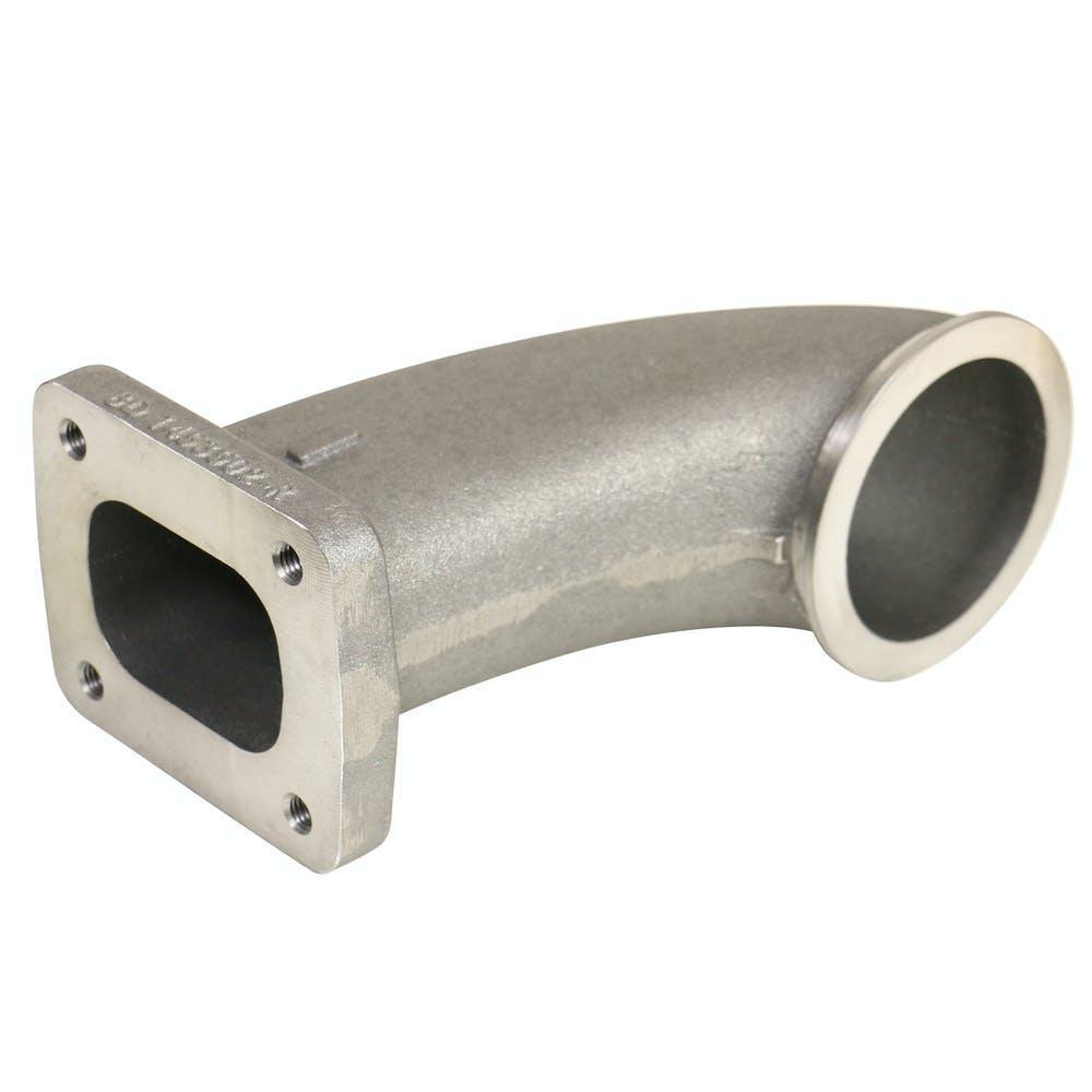 S300/S400 Hot Pipe Adapter V-Band to T4 Turbo (1453502) - BD Diesel