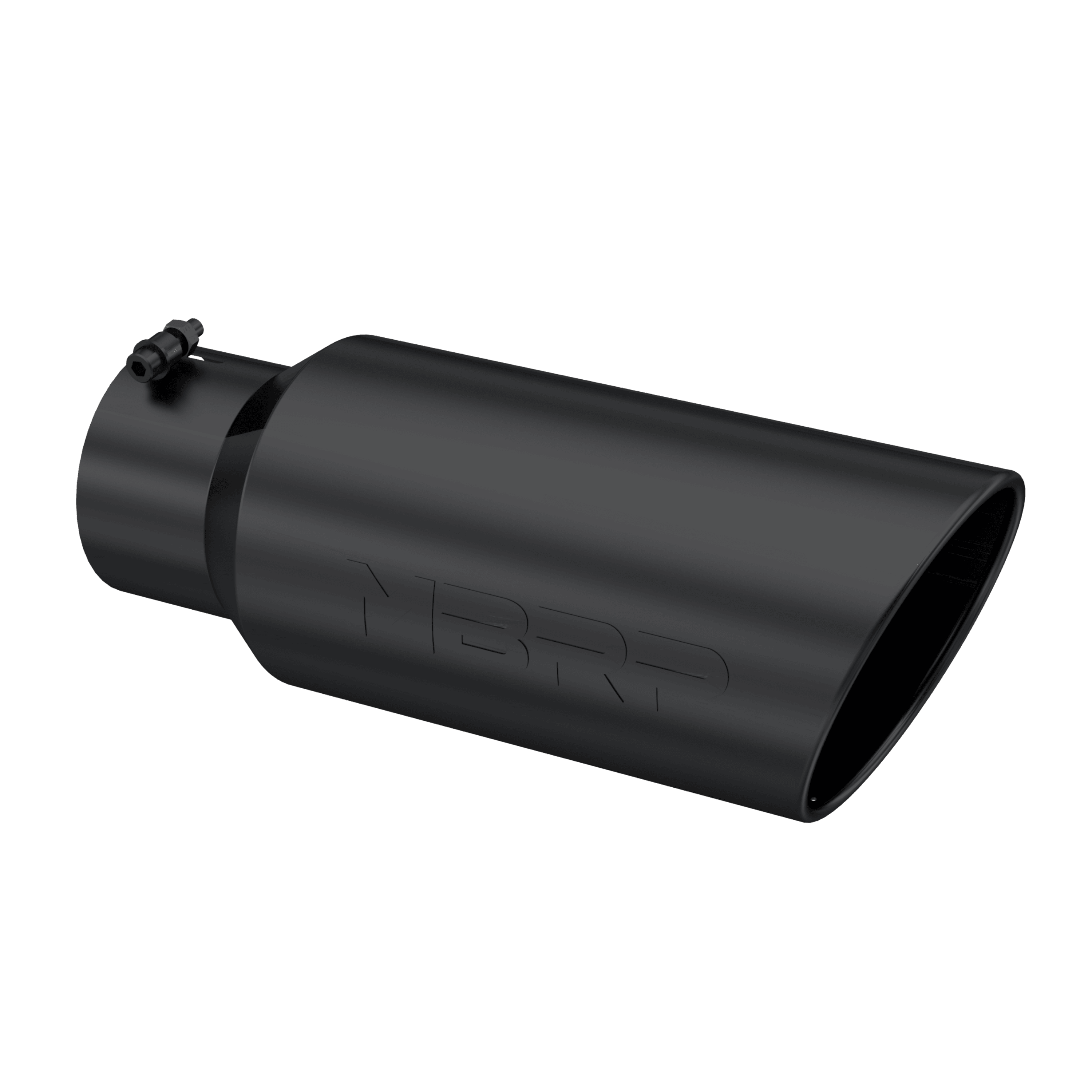 Universal Angled Rolled End Exhaust Tip Black Finish 5" - 7" x 18" (T5127BLK) - MBRP